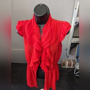 Women's Large Red Body Central Shirt